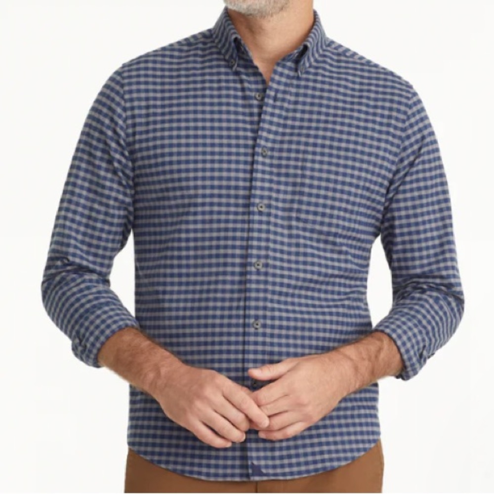 UNTUCKit Wrinkle-Free Performance Flannel Bergstrom Shirt